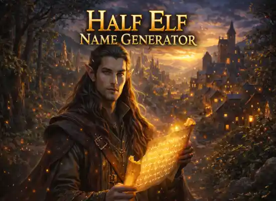 Half Elf Name Generator